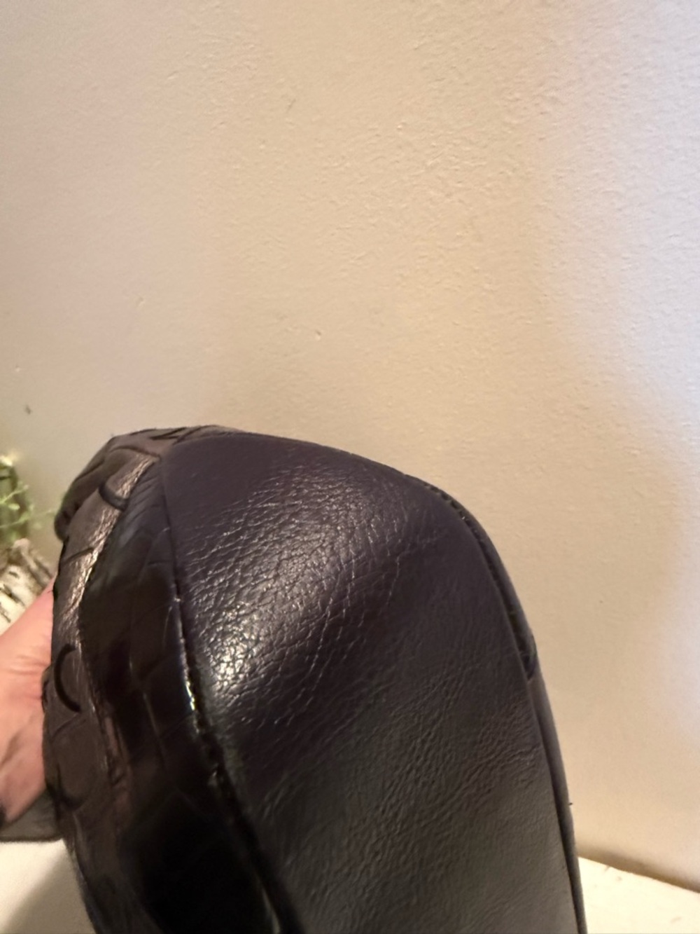 Brighton Valencia Pewer With Black  Embroidered Handbag EUC - Picture 5 of 13